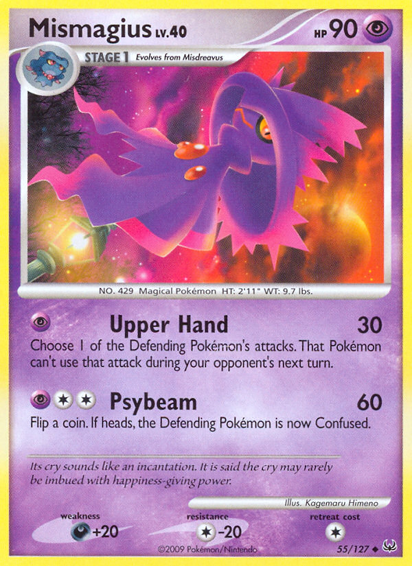 Pokemon | Mismagius (55/127) [Platinum: Base Set] | The Nerd Merchant