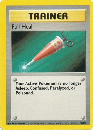 Pokemon | Full Heal (82/102) [Base Set Unlimited] | The Nerd Merchant