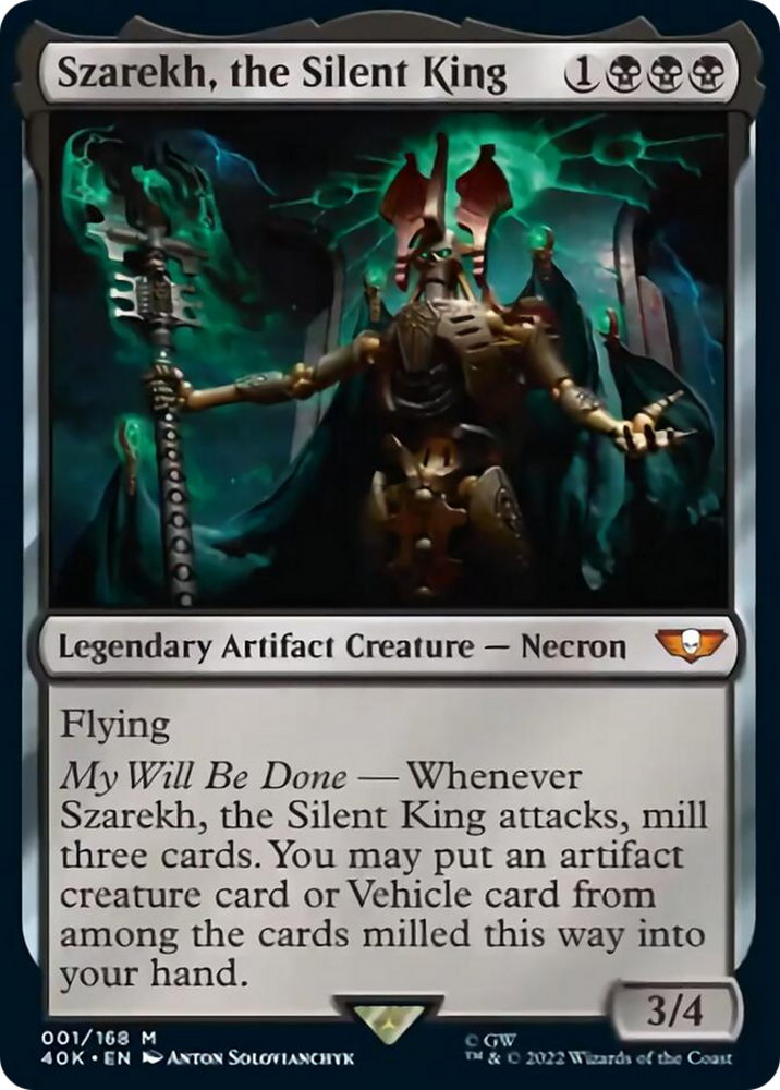Magic | Szarekh, the Silent King (Surge Foil) [Warhammer 40,000] | The Nerd Merchant