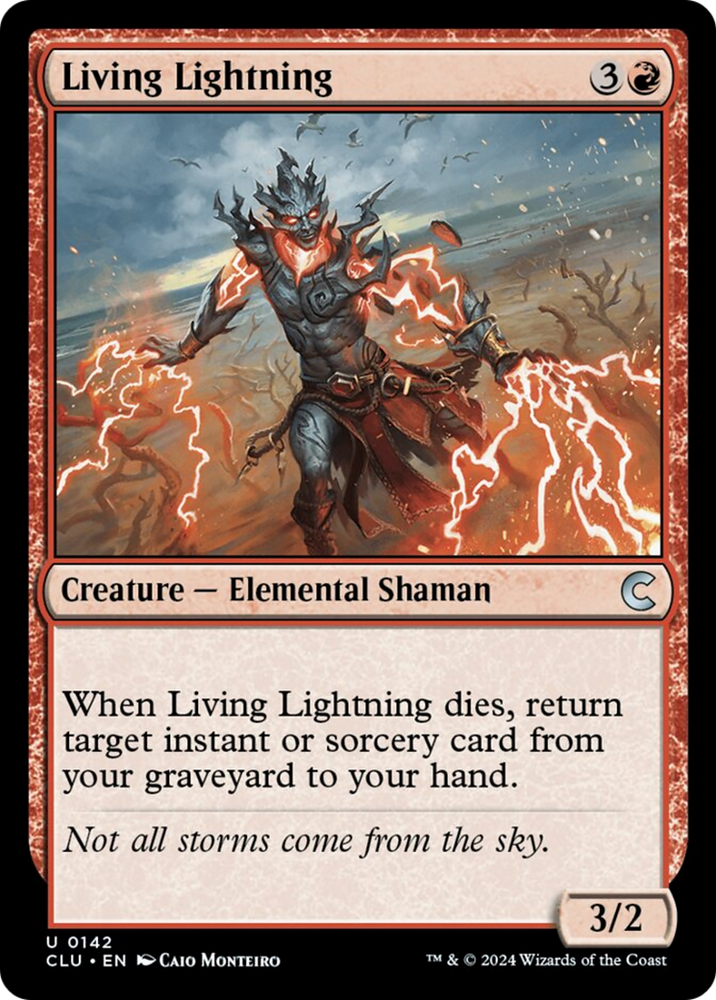 Magic | Living Lightning [Ravnica: Clue Edition] | The Nerd Merchant
