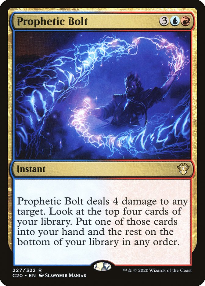 Magic | Prophetic Bolt [Commander 2020] | The Nerd Merchant