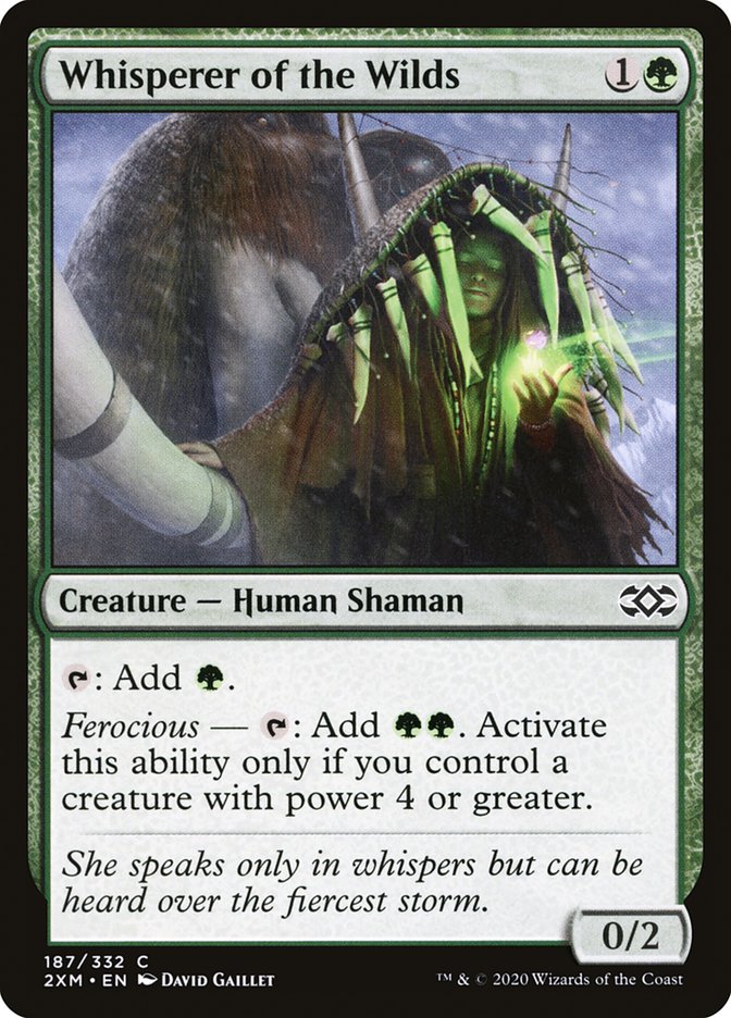 Magic | Whisperer of the Wilds [Double Masters] | The Nerd Merchant