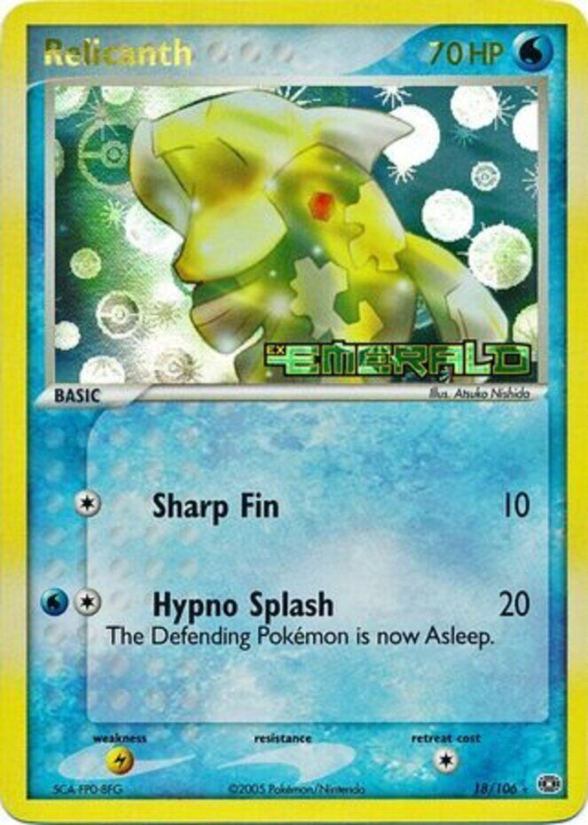 Pokemon | Relicanth (18/106) (Stamped) [EX: Emerald] | The Nerd Merchant
