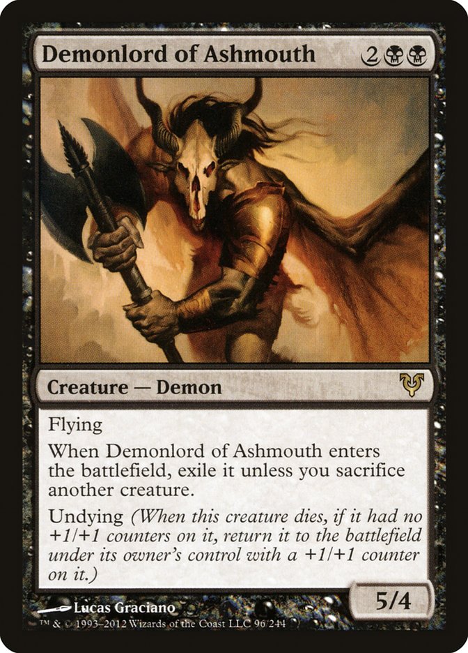 Magic | Demonlord of Ashmouth [Avacyn Restored] | The Nerd Merchant