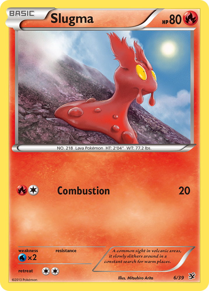 Pokemon| Slugma (6/39) [XY: Kalos Starter Set] | The Nerd Merchant