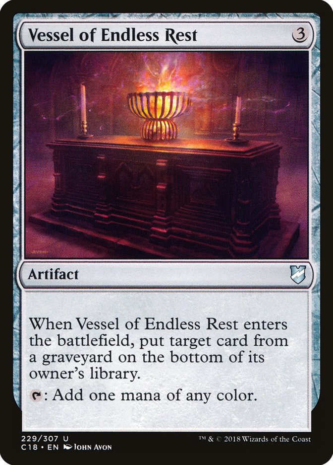 Magic | Vessel of Endless Rest [Commander 2018] | The Nerd Merchant