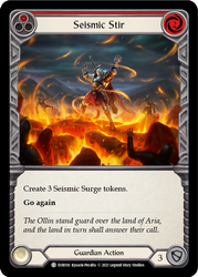 Flesh and Blood TCG | Seismic Stir (Red) [EVR030] (Everfest)  1st Edition Normal | The Nerd Merchant