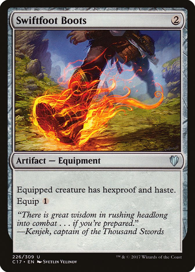 Magic | Swiftfoot Boots [Commander 2017] | The Nerd Merchant