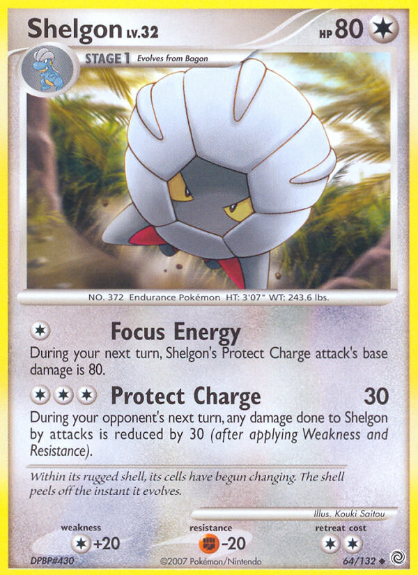 Pokemon | Shelgon (64/132) [Diamond & Pearl: Secret Wonders] | The Nerd Merchant