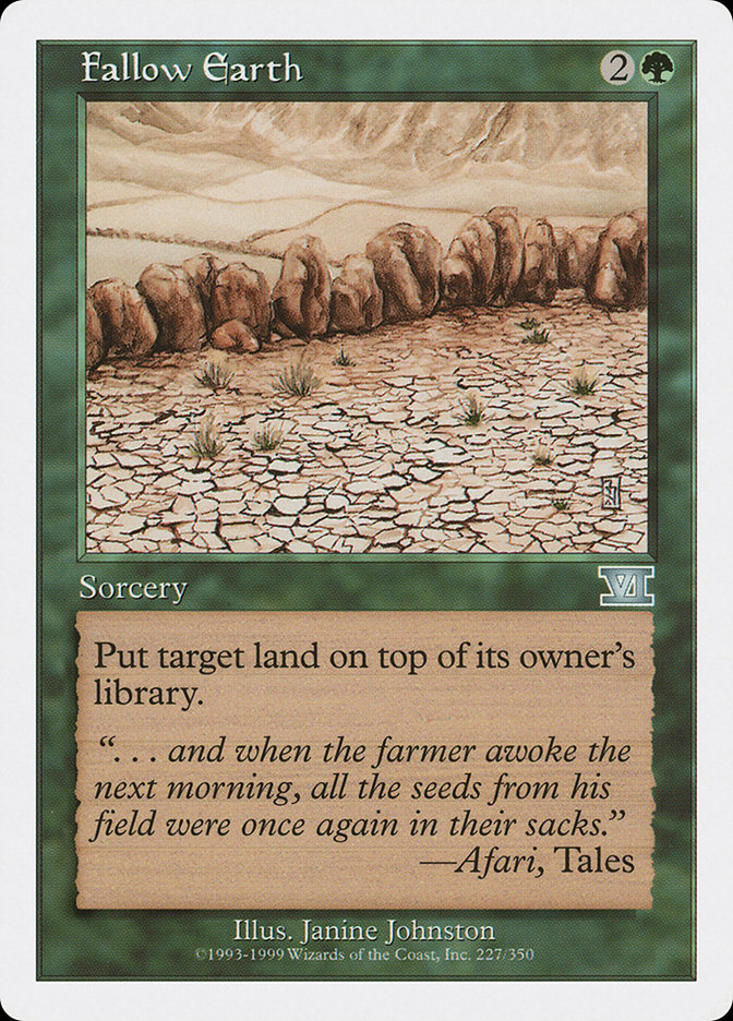 Magic | Fallow Earth [Classic Sixth Edition] | The Nerd Merchant