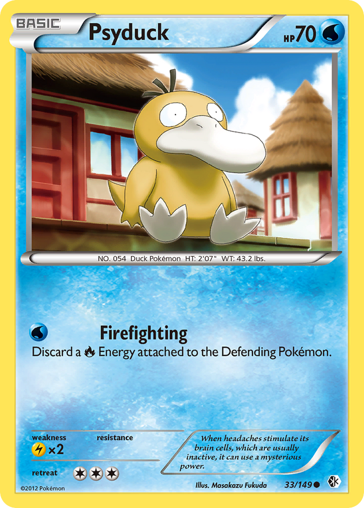 Pokemon | Psyduck (33/149) [Black & White: Boundaries Crossed] | The Nerd Merchant