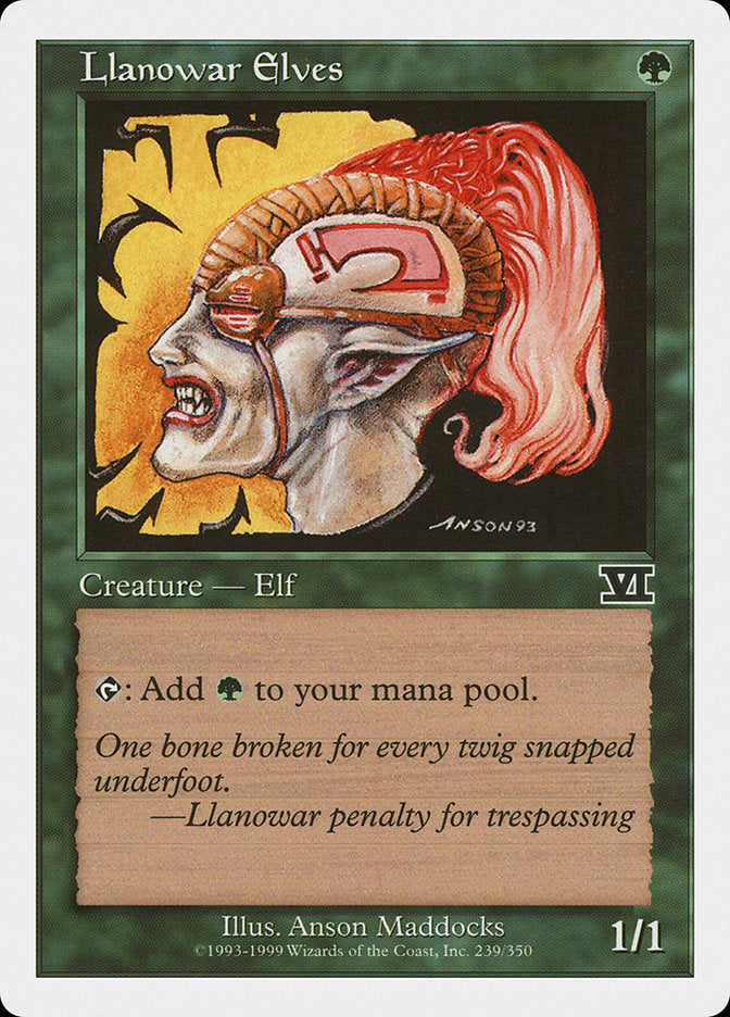 Magic | Llanowar Elves [Classic Sixth Edition] | The Nerd Merchant