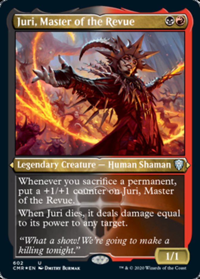Magic | Juri, Master of the Revue (Etched) [Commander Legends] | The Nerd Merchant