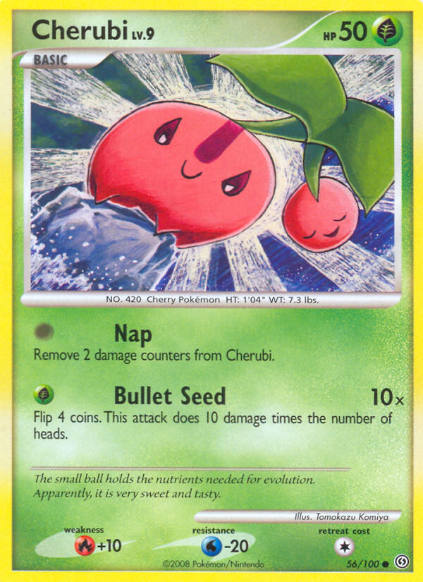 Pokemon | Cherubi (56/100) [Diamond & Pearl: Stormfront] | The Nerd Merchant