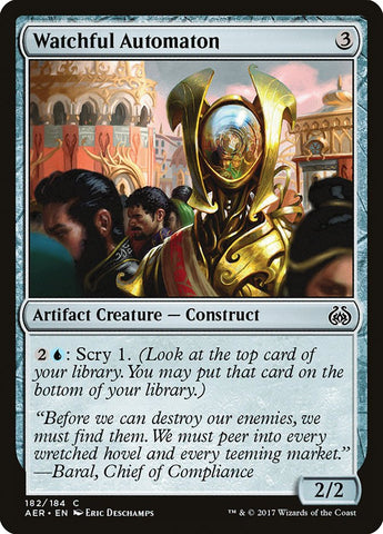 Magic | Watchful Automaton [Aether Revolt] | The Nerd Merchant