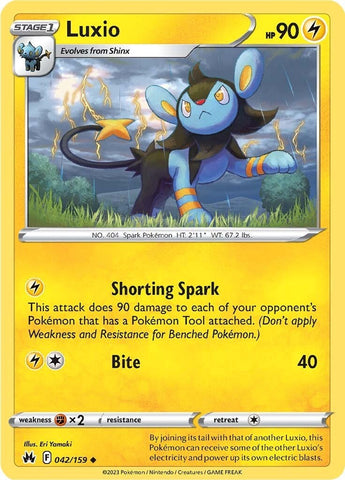 Pokemon | Luxio (042/159) (42) [Sword & Shield: Crown Zenith] | The Nerd Merchant