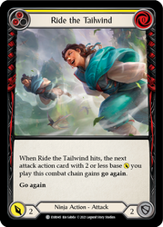 Flesh and Blood TCG | Ride the Tailwind (Yellow) [EVR045] (Everfest)  1st Edition Normal | The Nerd Merchant
