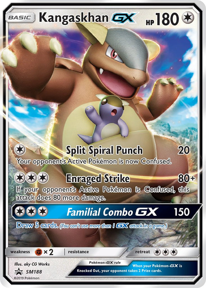 Pokemon | Kangaskhan GX (SM188) [Sun & Moon: Black Star Promos] | The Nerd Merchant