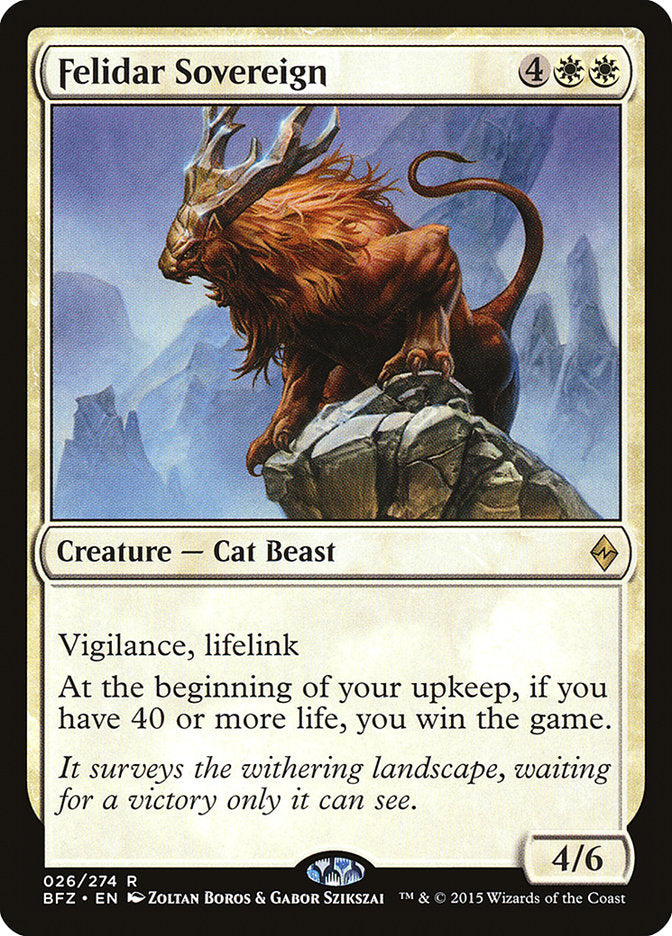 Magic | Felidar Sovereign [Battle for Zendikar] | The Nerd Merchant