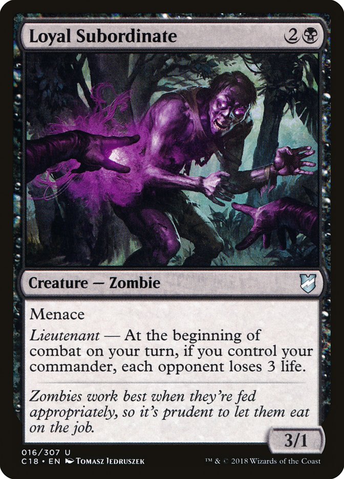 Magic | Loyal Subordinate [Commander 2018] | The Nerd Merchant