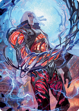 Magic | Tezzeret, Betrayer of Flesh Art Card [Kamigawa: Neon Dynasty Art Series] | The Nerd Merchant