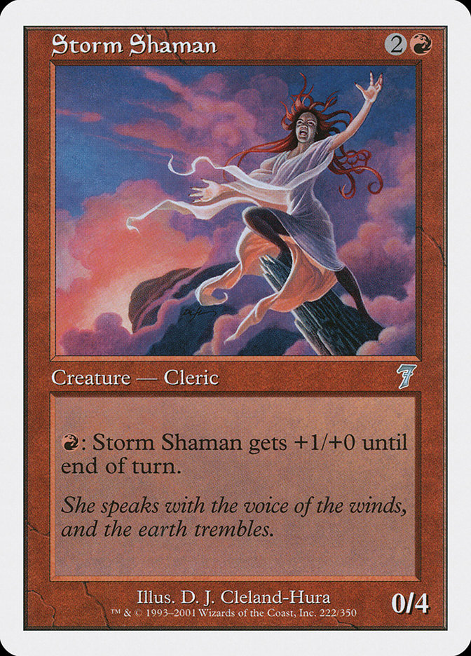 Magic | Storm Shaman [Seventh Edition] | The Nerd Merchant