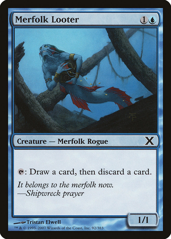 Magic | Merfolk Looter [Tenth Edition] | The Nerd Merchant