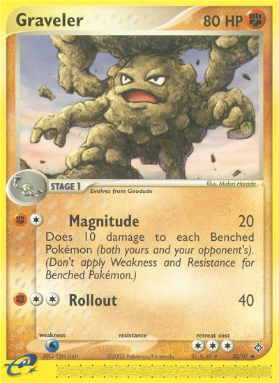 Pokemon | Graveler (30/97) [EX: Dragon] | The Nerd Merchant