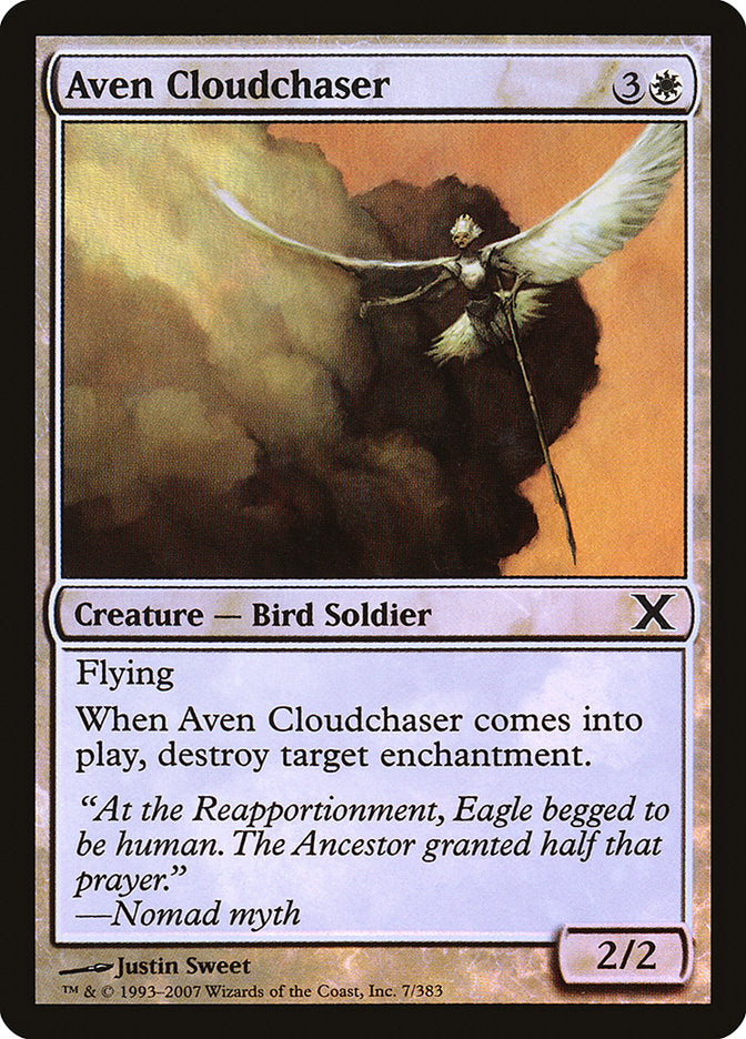 Magic | Aven Cloudchaser (Premium Foil) [Tenth Edition] | The Nerd Merchant