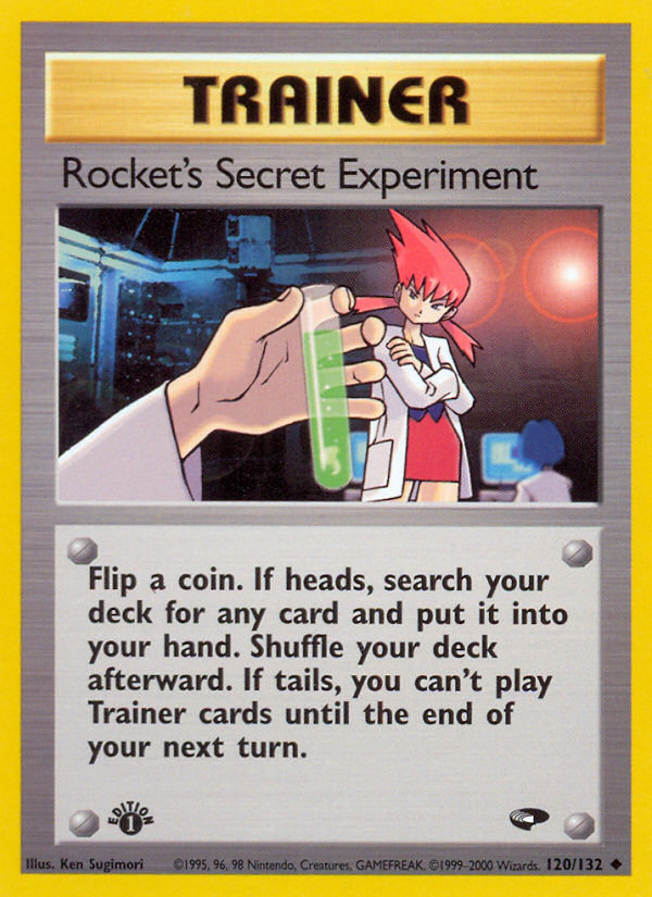 Pokemon | Rocket's Secret Experiment (120/132) [Gym Challenge 1st Edition] | The Nerd Merchant