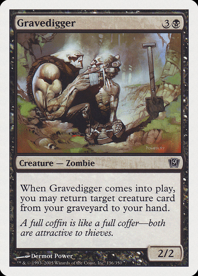 Magic | Gravedigger [Ninth Edition] | The Nerd Merchant