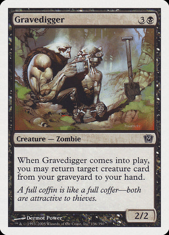 Magic | Gravedigger [Ninth Edition] | The Nerd Merchant