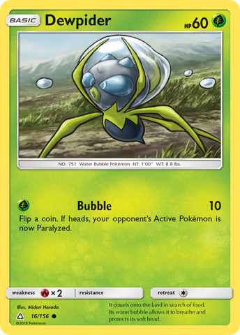 Pokemon | Dewpider (16/156) [Sun & Moon: Ultra Prism] | The Nerd Merchant