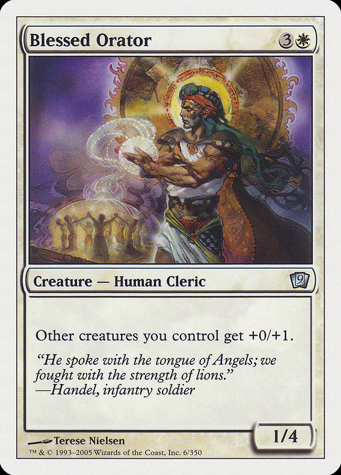 Magic | Blessed Orator [Ninth Edition] | The Nerd Merchant
