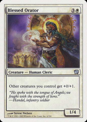 Magic | Blessed Orator [Ninth Edition] | The Nerd Merchant
