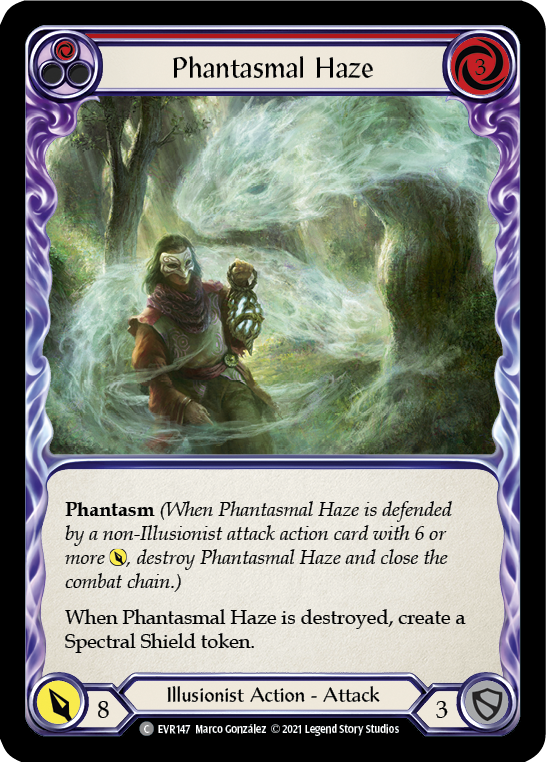 Flesh and Blood TCG | Phantasmal Haze (Red) [EVR147] (Everfest)  1st Edition Normal | The Nerd Merchant