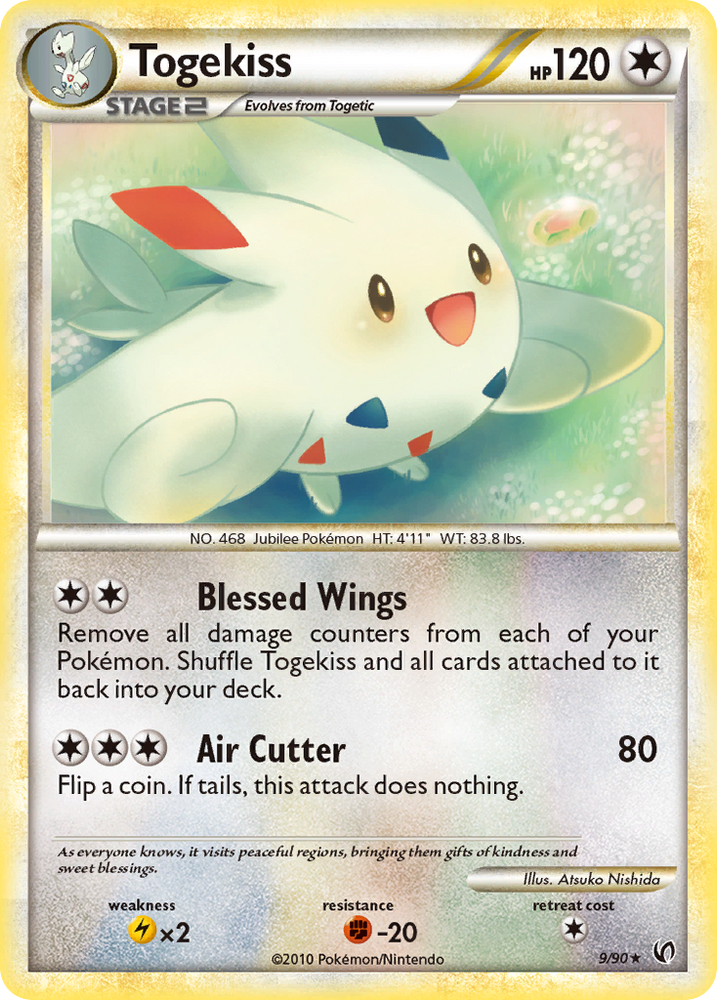 Pokemon | Togekiss (9/90) [HeartGold & SoulSilver: Undaunted] | The Nerd Merchant