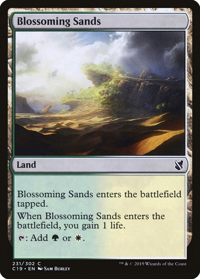 Magic | Blossoming Sands [Commander 2019] | The Nerd Merchant