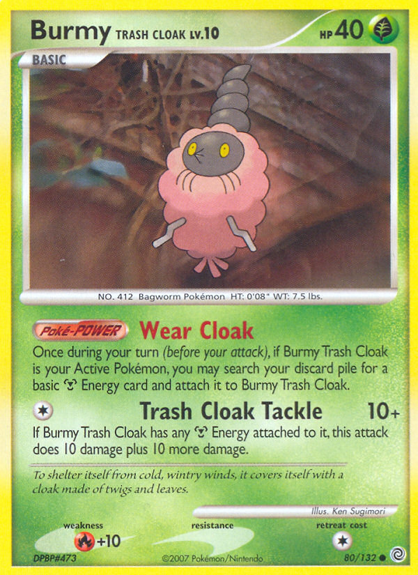Pokemon | Burmy Trash Cloak (80/132) [Diamond & Pearl: Secret Wonders] | The Nerd Merchant