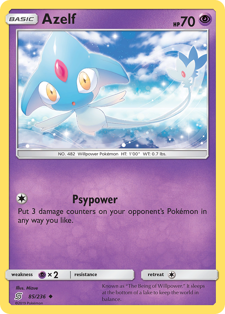 Pokemon | Azelf (85/236) [Sun & Moon: Unified Minds] | The Nerd Merchant