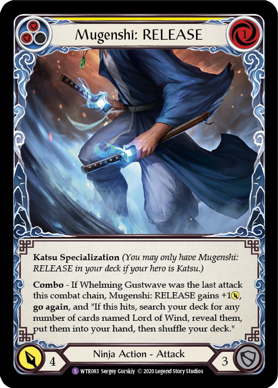 Flesh and Blood TCG | Mugenshi: RELEASE [U-WTR083] (Welcome to Rathe Unlimited)  Unlimited Normal | The Nerd Merchant