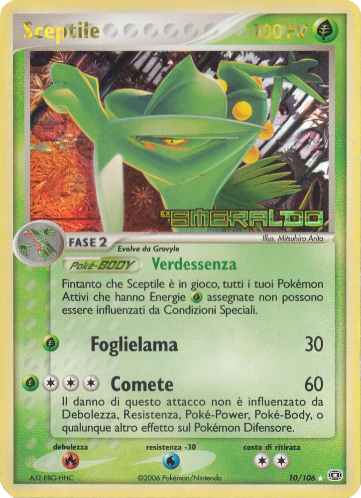Pokemon | Sceptile (10/106) (Stamped) [EX: Emerald] | The Nerd Merchant