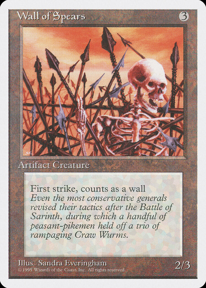 Magic | Wall of Spears [Fourth Edition] | The Nerd Merchant