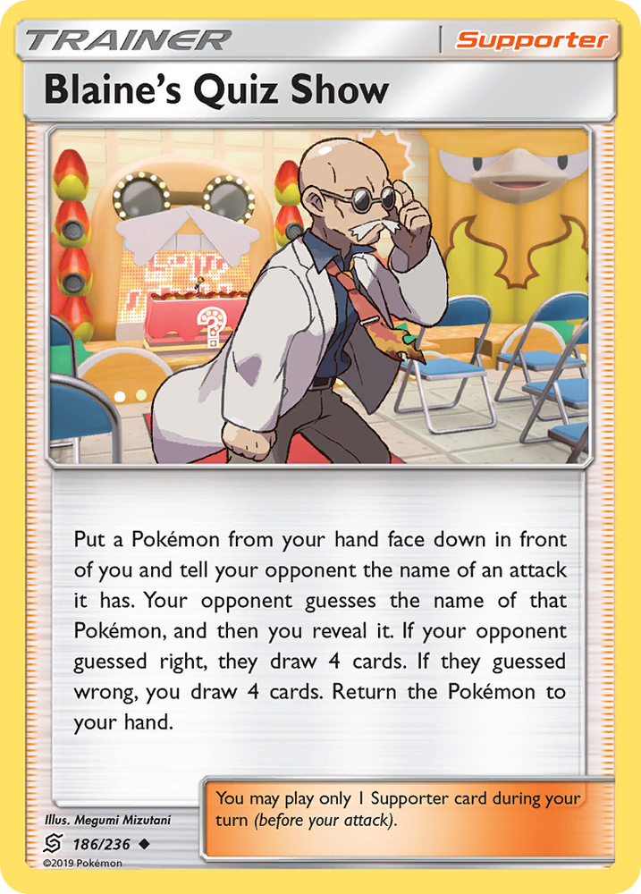 Pokemon | Blaine's Quiz Show (186/236) [Sun & Moon: Unified Minds] | The Nerd Merchant