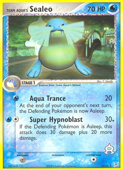 Pokemon | Team Aqua's Sealeo (16/95) [EX: Team Magma vs Team Aqua] | The Nerd Merchant