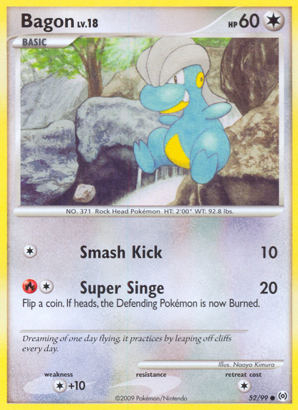 Pokemon | Bagon (52/99) [Platinum: Arceus] | The Nerd Merchant