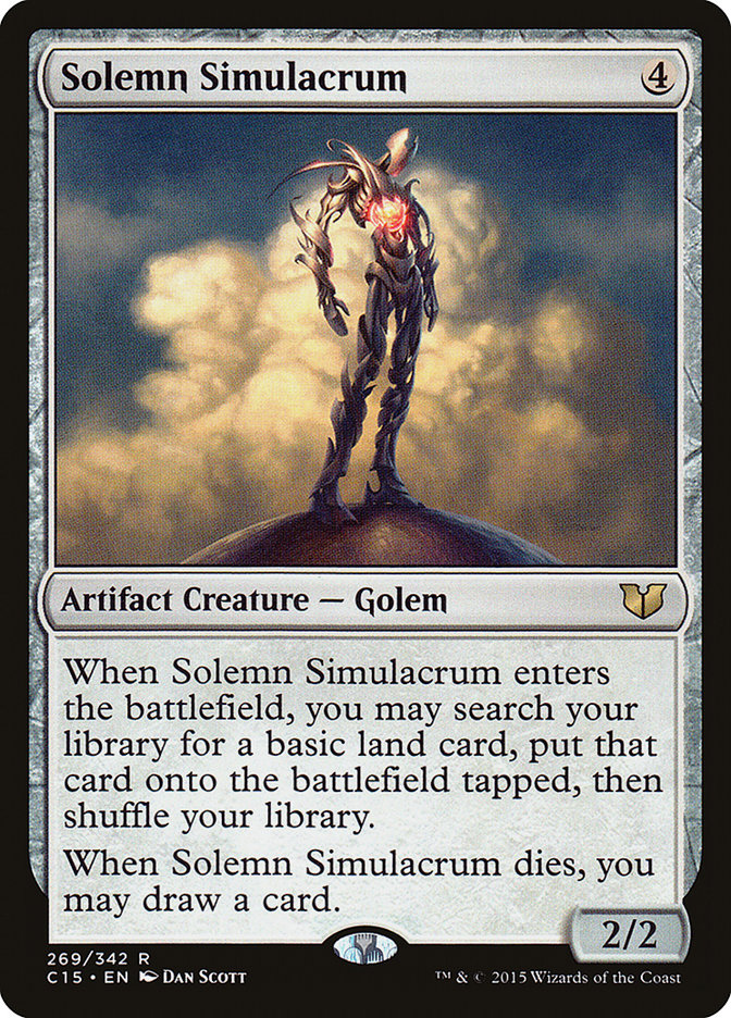 Magic | Solemn Simulacrum [Commander 2015] | The Nerd Merchant