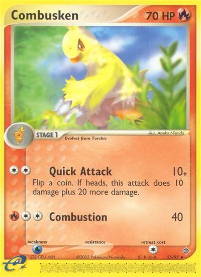 Pokemon | Combusken (25/97) [EX: Dragon] | The Nerd Merchant