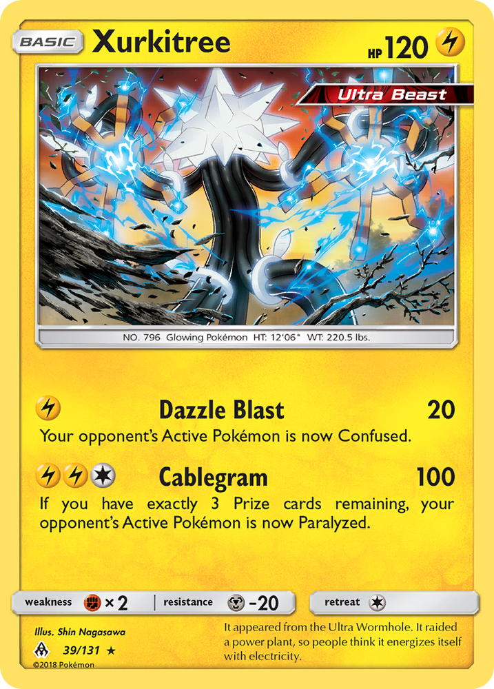 Pokemon | Xurkitree (39/131) [Sun & Moon: Forbidden Light] | The Nerd Merchant