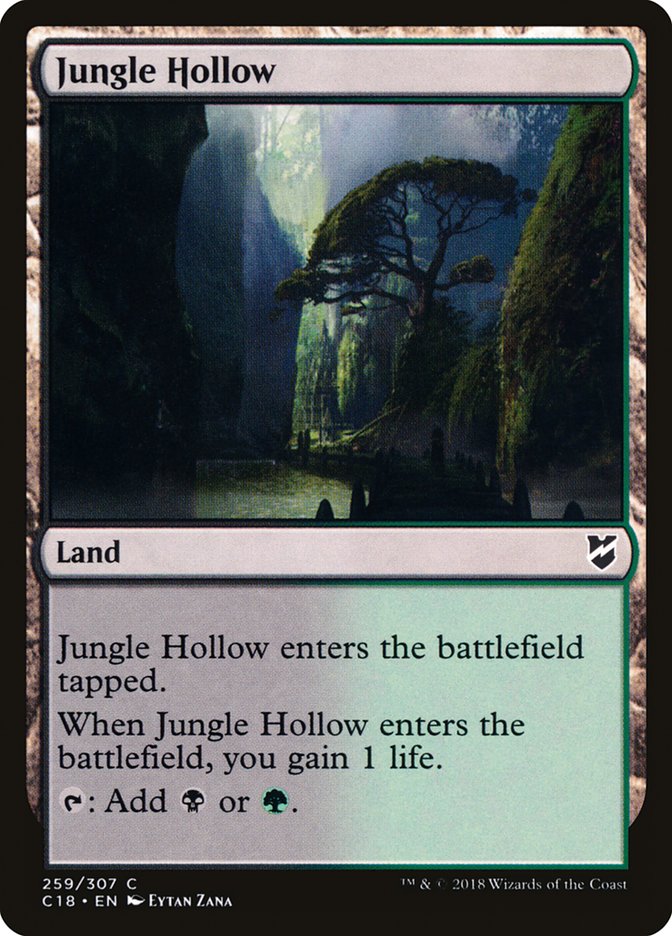 Magic | Jungle Hollow [Commander 2018] | The Nerd Merchant